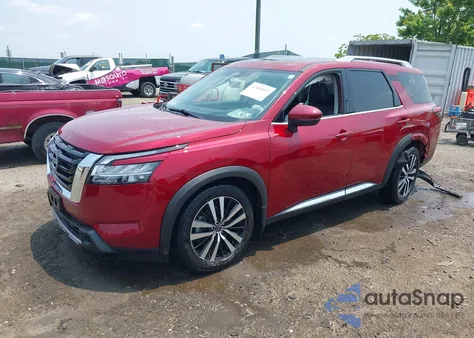 2023 Nissan Pathfinder Platinum 4Wd z USA, uszkodzony, nr VIN 5N1DR3DJXPC234002